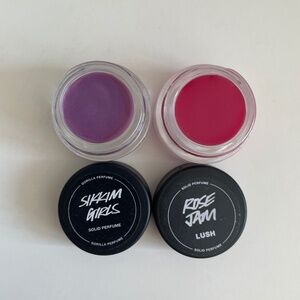 COPY - Lush Sikkim Girls and Rose Jam solid perfumes